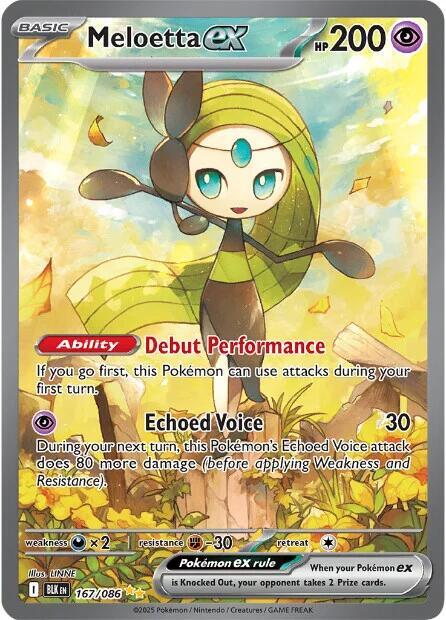 Meloetta ex - 167/086 - Black Bolt