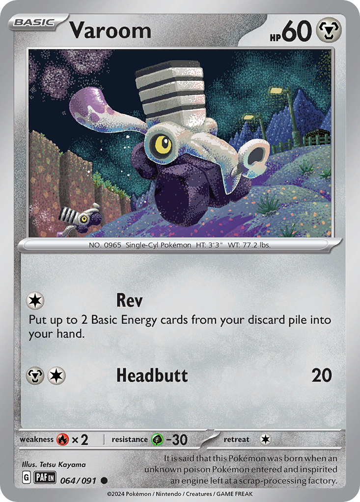 Varoom - 064/091 - Paldean Fates (Reverse Holo)