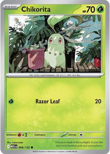 Chikorita  - 008/132  - Mega Evolution