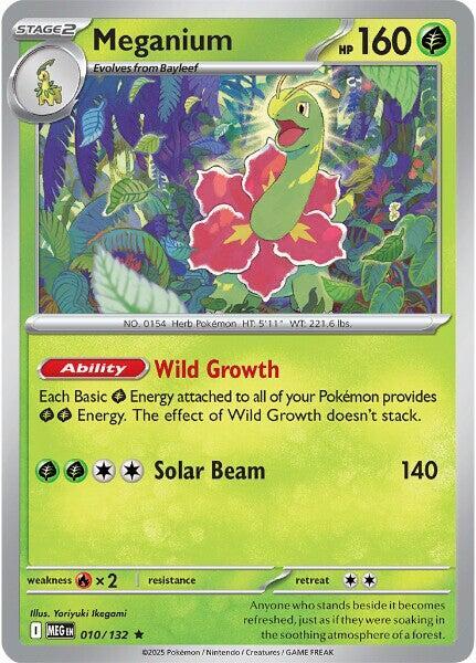 Meganium  - 010/132  - Mega Evolution (Holo)