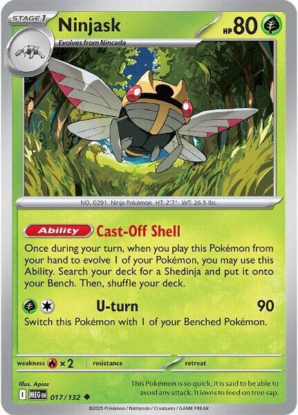 Ninjask  - 017/132  - Mega Evolution