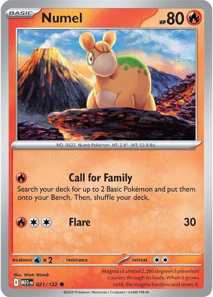 Numel  - 021/132  - Mega Evolution