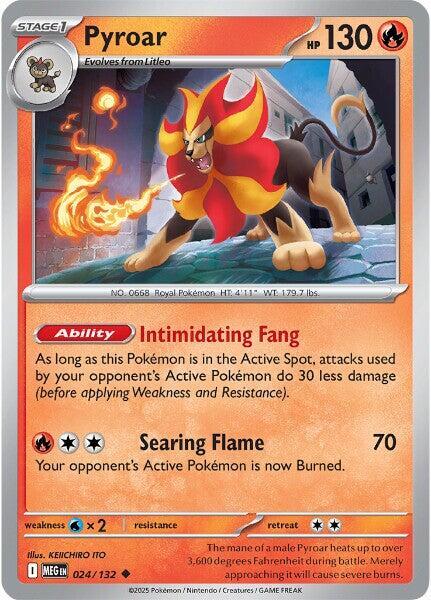 Pyroar  - 024/132  - Mega Evolution