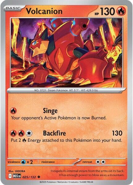 Volcanion  - 025/132  - Mega Evolution