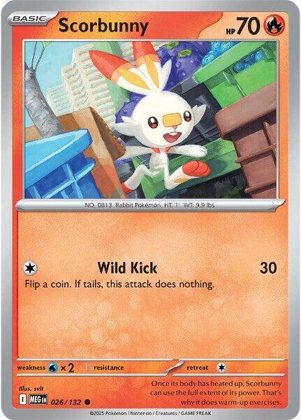 Scorbunny  - 026/132  - Mega Evolution