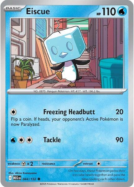 Eiscue  - 044/132  - Mega Evolution(Reverse Holo)