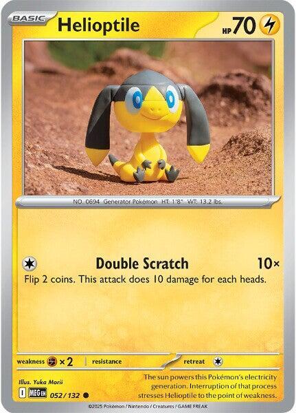Helioptile  - 052/132  - Mega Evolution