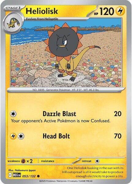 Heliolisk  - 053/132  - Mega Evolution