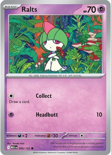 Ralts  - 058/132  - Mega Evolution