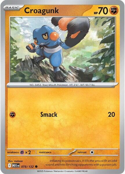 Croagunk  - 078/132  - Mega Evolution