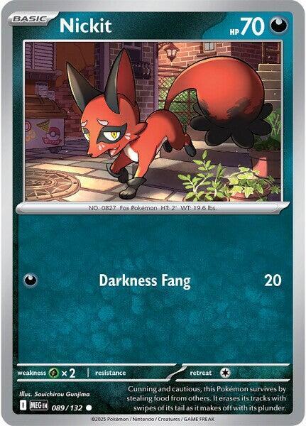 Nickit  - 089/132  - Mega Evolution