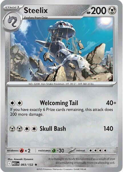 Steelix  - 093/132  - Mega Evolution (Holo)