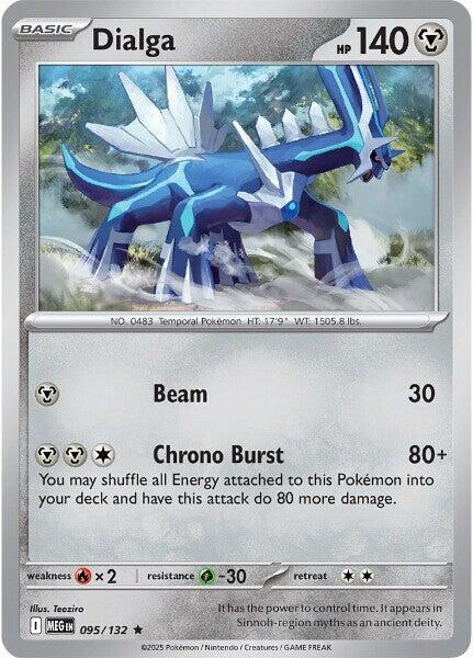 Dialga  - 095/132  - Mega Evolution (Holo)