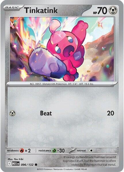 Tinkatink  - 096/132  - Mega Evolution(Reverse Holo)