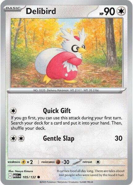 Delibird  - 105/132  - Mega Evolution