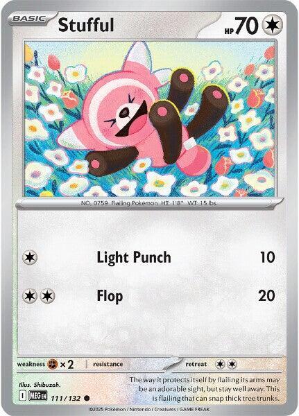 Stufful  - 111/132  - Mega Evolution(Reverse Holo)