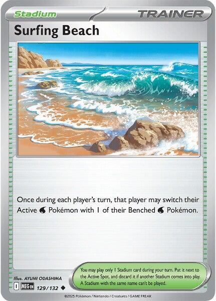 Surfing Beach  - 129/132  - Mega Evolution