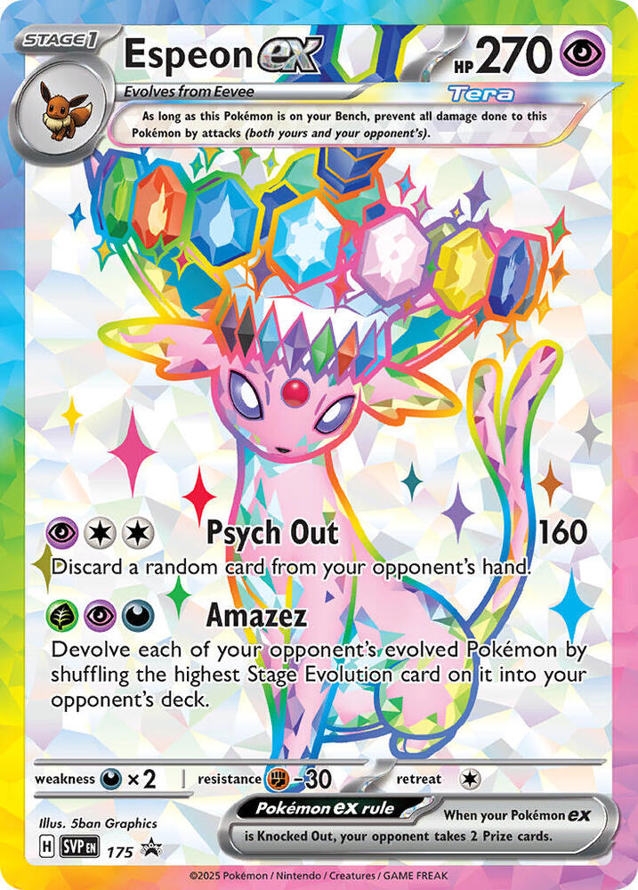 Espeon ex - 175 - SV: Scarlet & Violet Promo