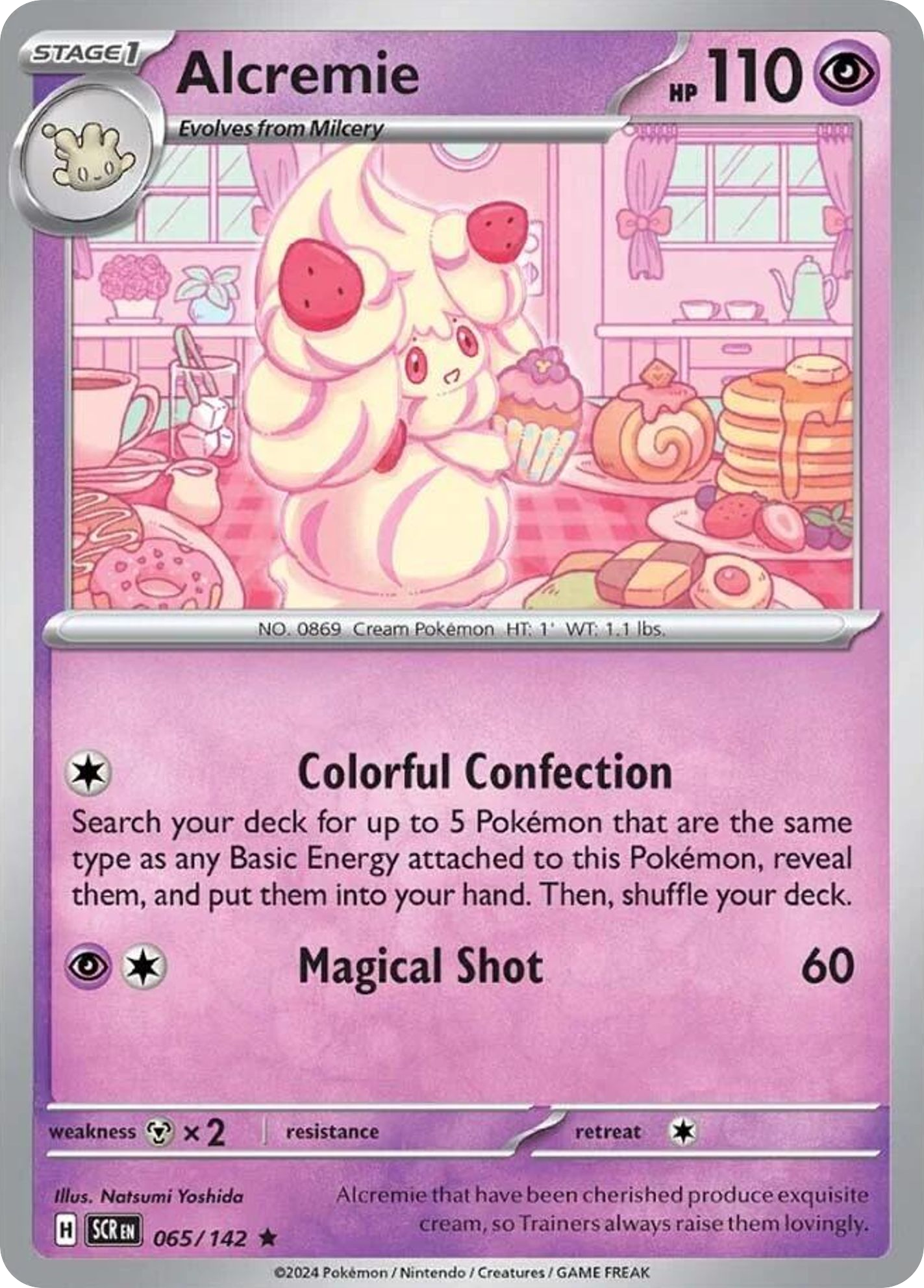 Alcremie- 065/142 - Stellar Crown (Reverse Holo)