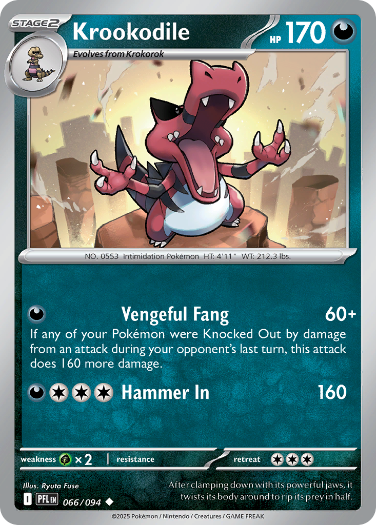 Krookodile- 066/094 - Phantasmal Flames