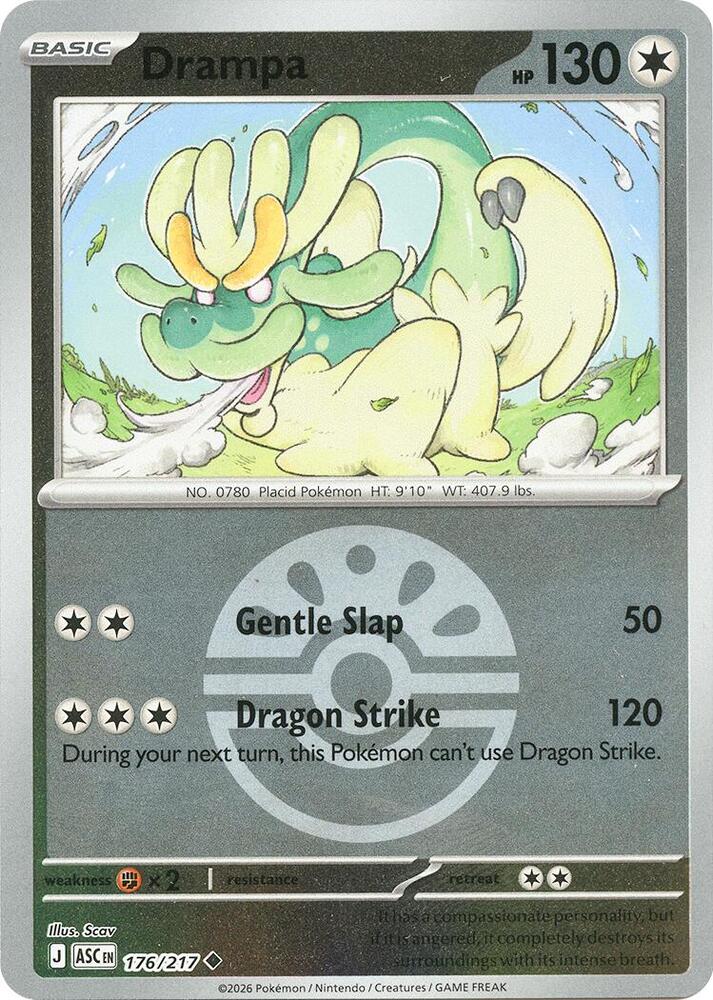 Drampa - 176/217 (Friend Ball) - ME: Ascended Heroes (ASC)