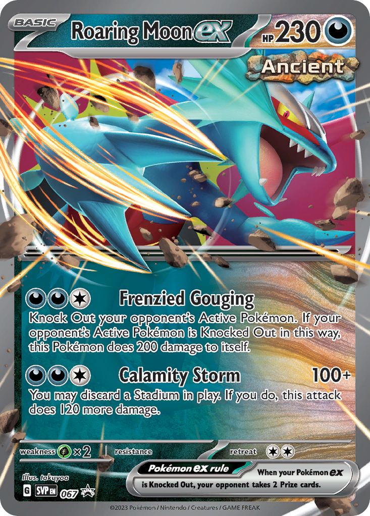 Roaring Moon ex - 067/215 - SV: Scarlet & Violet Black Star Promos (PR-SV)
