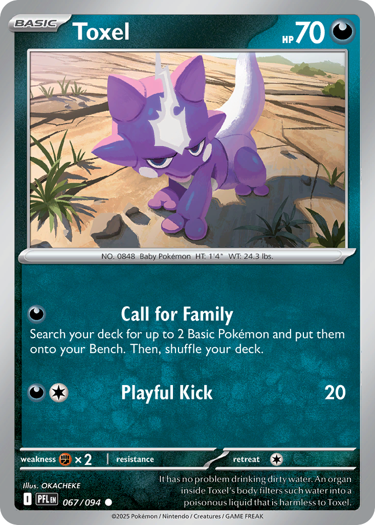 Toxel- 067/094 - Phantasmal Flames (Reverse Holo)