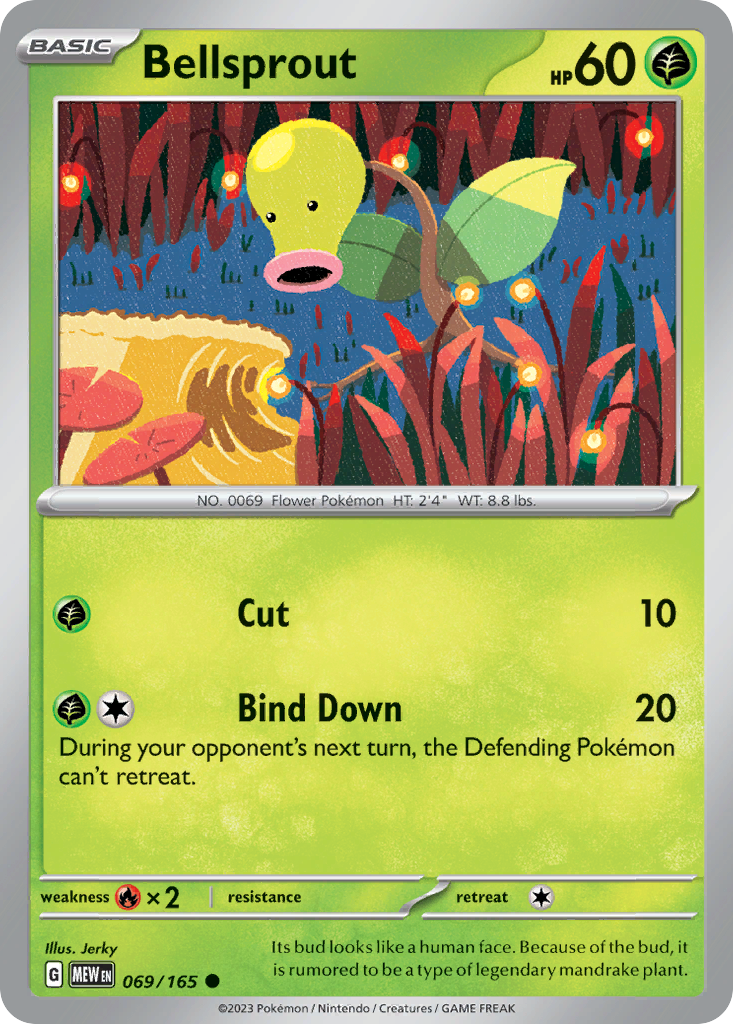 Bellsprout - 069/165 -SV: Scarlet & Violet 151 (MEW)
