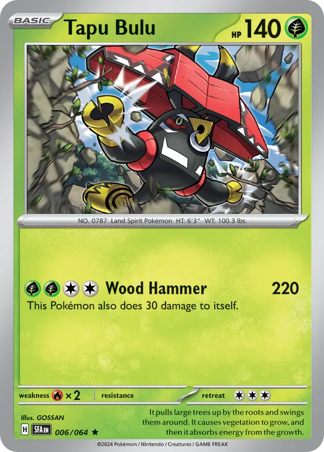 Tapu Bulu - 006/064 - Shrouded Fable (Reverse Holo)