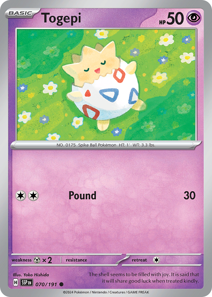 Togepi- 070/191 - Surging Sparks