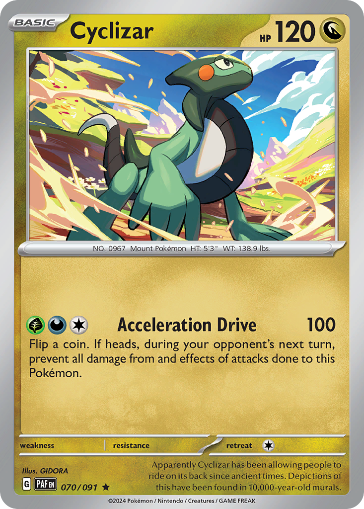 Cyclizar - 070/091 - Paldean Fates (Reverse Holo)