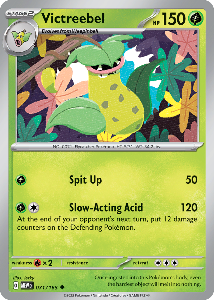 Victreebel - 071/165 -SV: Scarlet & Violet 151 (MEW) (Reverse Holo)