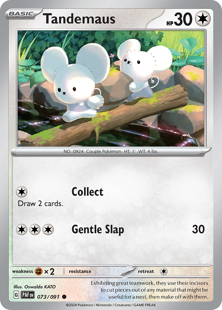 Tandemaus - 073/091 - Paldean Fates (Reverse Holo)