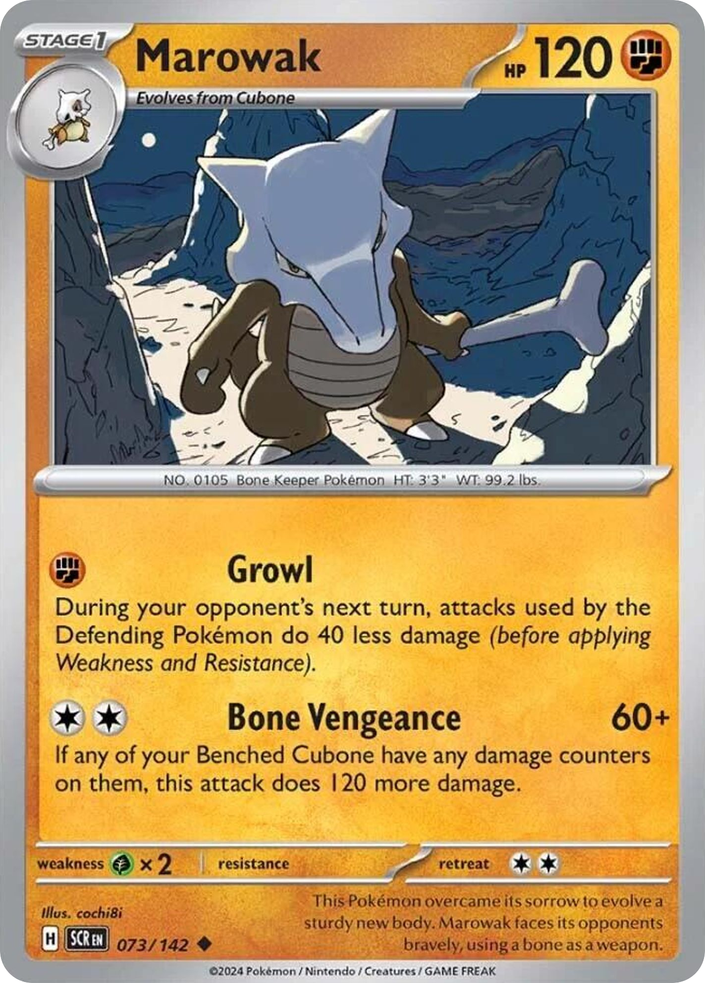 Marowak- 073/142 - Stellar Crown