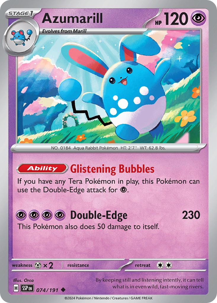 Azumarill- 074/191 - Surging Sparks
