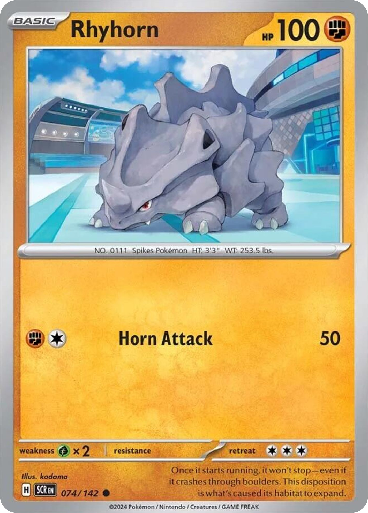 Rhyhorn- 074/142 - Stellar Crown