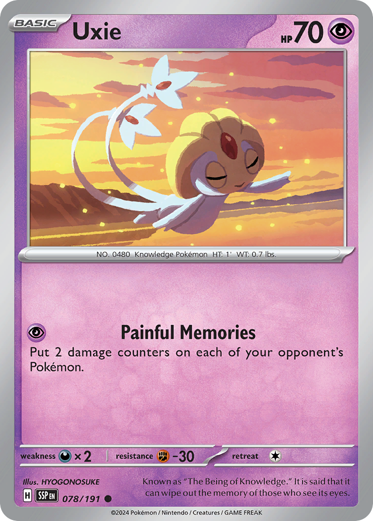 Uxie- 078/191 - Surging Sparks
