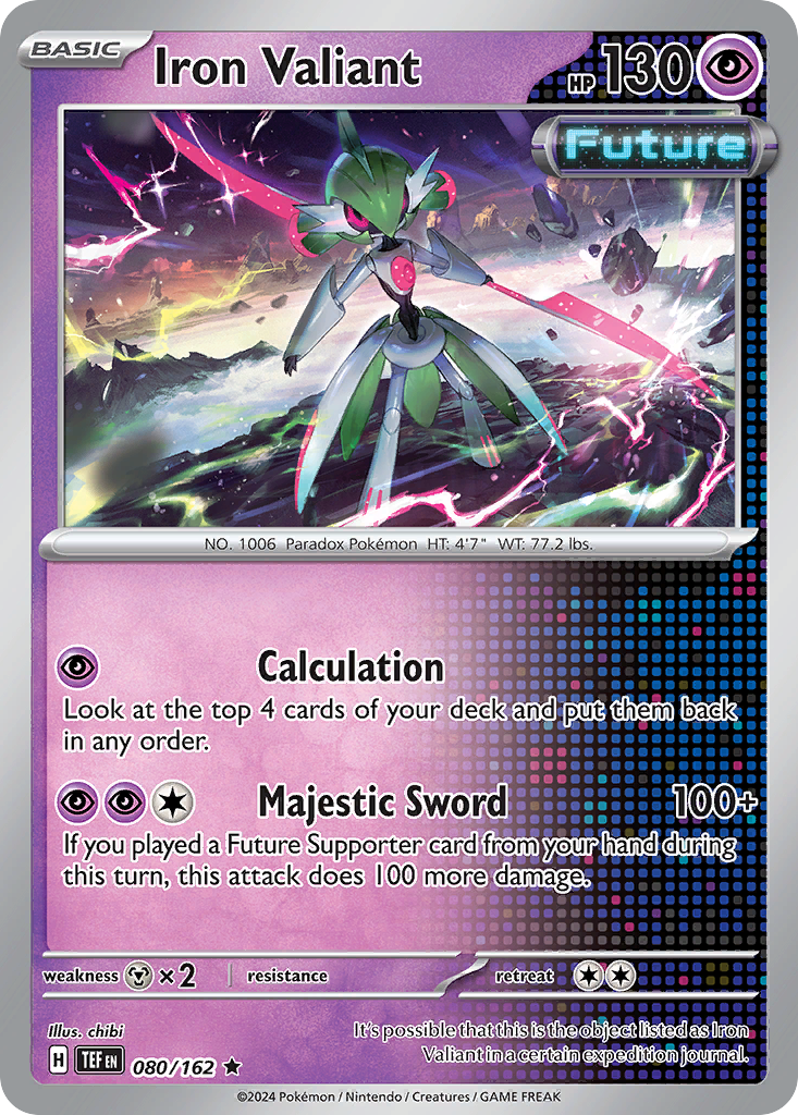 Iron Valiant - 080/162 - Temporal Forces (Holo)