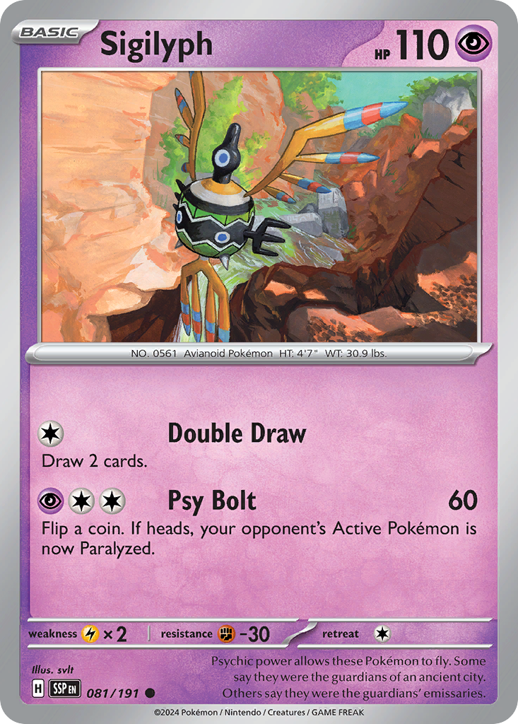 Sigilyph- 081/191 - Surging Sparks