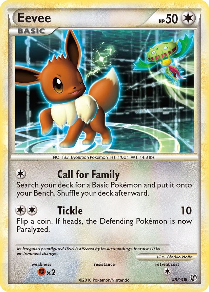 Eevee - 48/90 - Undaunted (Lightly Played)