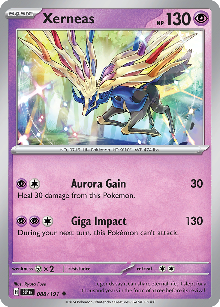 Xerneas- 088/191 - Surging Sparks (Reverse Holo)