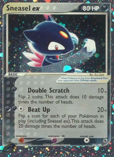 Sneasel ex - Ruby and Sapphire