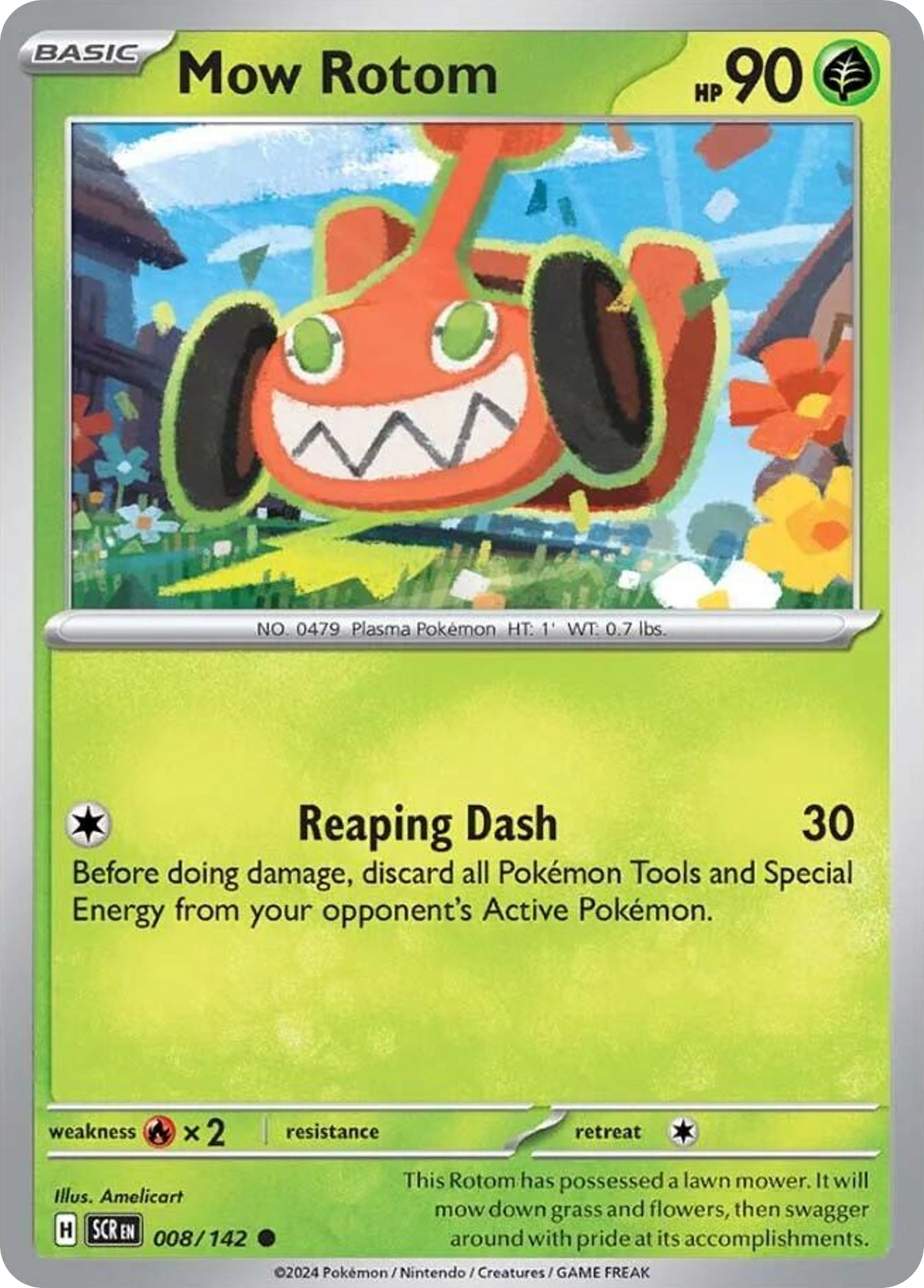 Mow Rotom- 008/142 - Stellar Crown