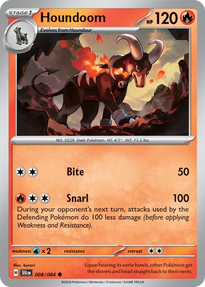 Houndoom - 008/064 - Shrouded Fable