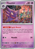 Haunter - 093/165 -SV: Scarlet & Violet 151 (MEW) (Reverse Holo)