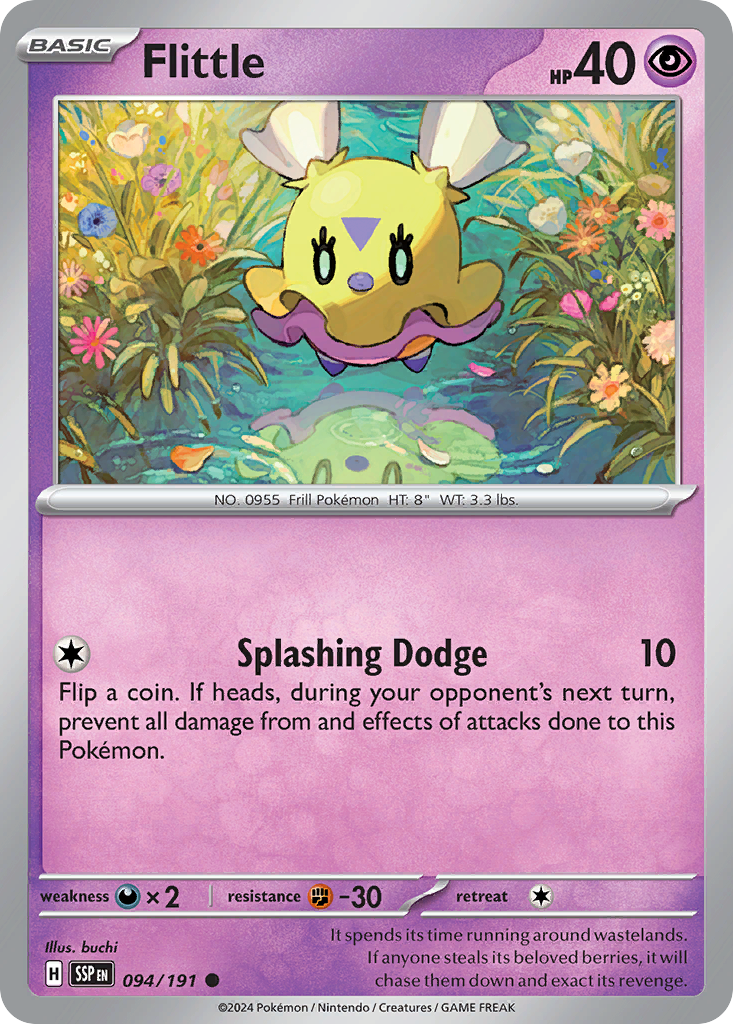 Flittle- 094/191 - Surging Sparks (Reverse Holo)