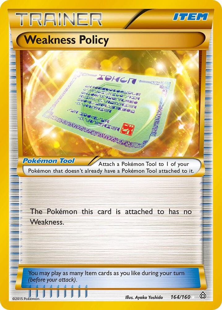 Weakness Policy - 164/160 - XY - Primal Clash