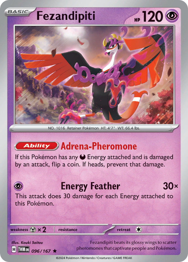 Fezandipiti - 096/167 - Twilight Masquerade (Reverse Holo)