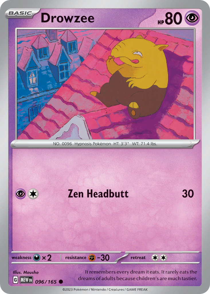 Drowzee - 096/165 -SV: Scarlet & Violet 151 (MEW)