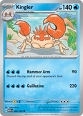 Kingler - 099/165 -SV: Scarlet & Violet 151 (MEW)